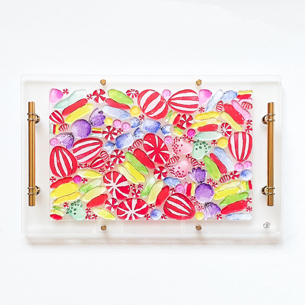 THE OBSESSION Acrylic Tray: CHRISTMAS CANDY