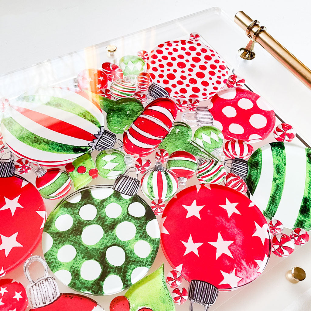 THE OBSESSION Acrylic Tray: ORNAMENTS