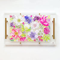 FROM BOUQUET... TO TRAY Custom Acrylic Tray