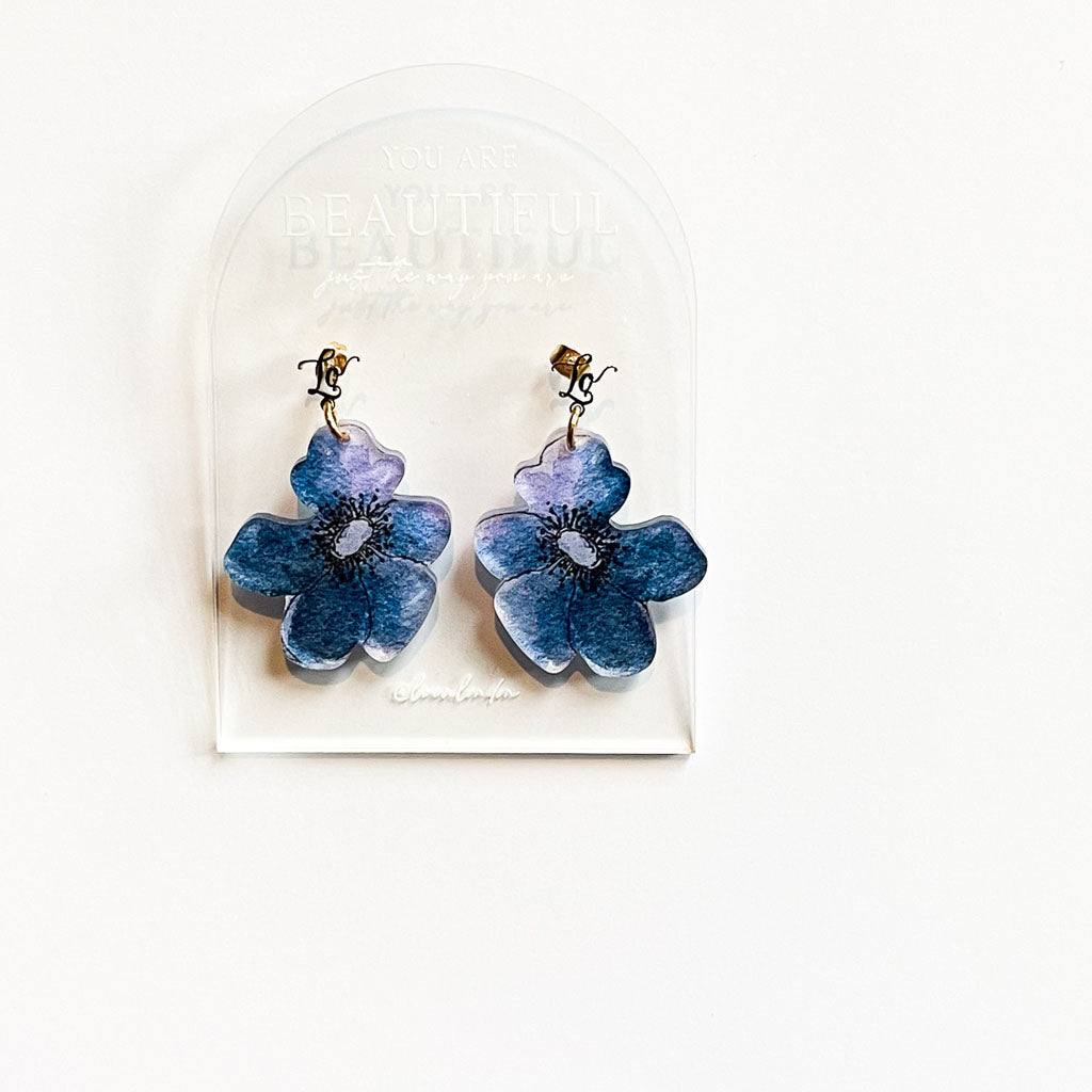 ABIGAIL LOGO EARRINGS