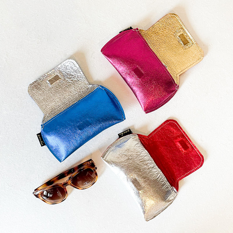 "SUNNY DAY" LEATHER SUNGLASSES CASE