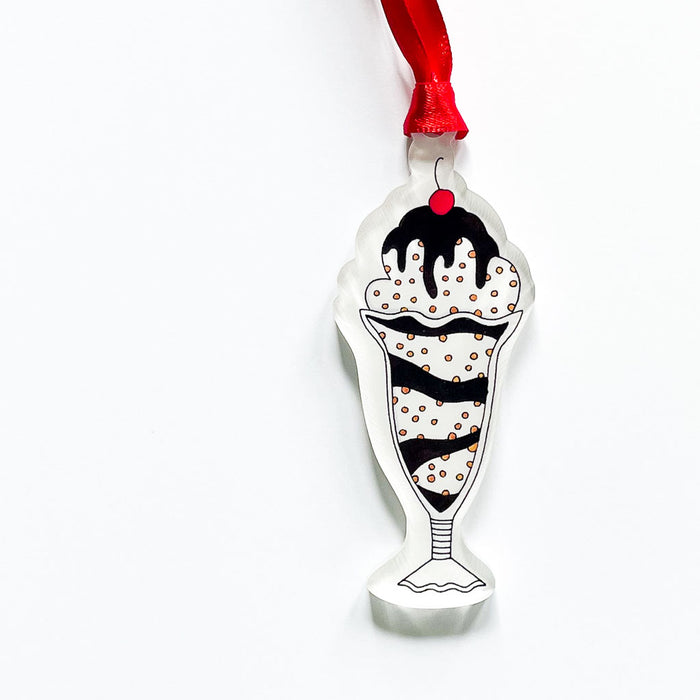 "CHERRY ON TOP" Acrylic Ornament