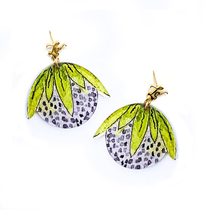 NORA LOGO EARRINGS