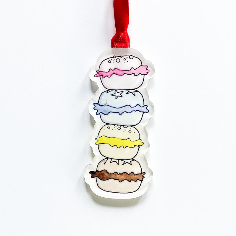 "MACARON" Acrylic Ornament