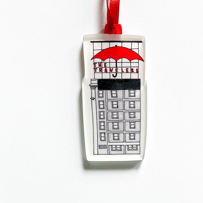 "TRAVELERS BUILDING" Acrylic Ornament