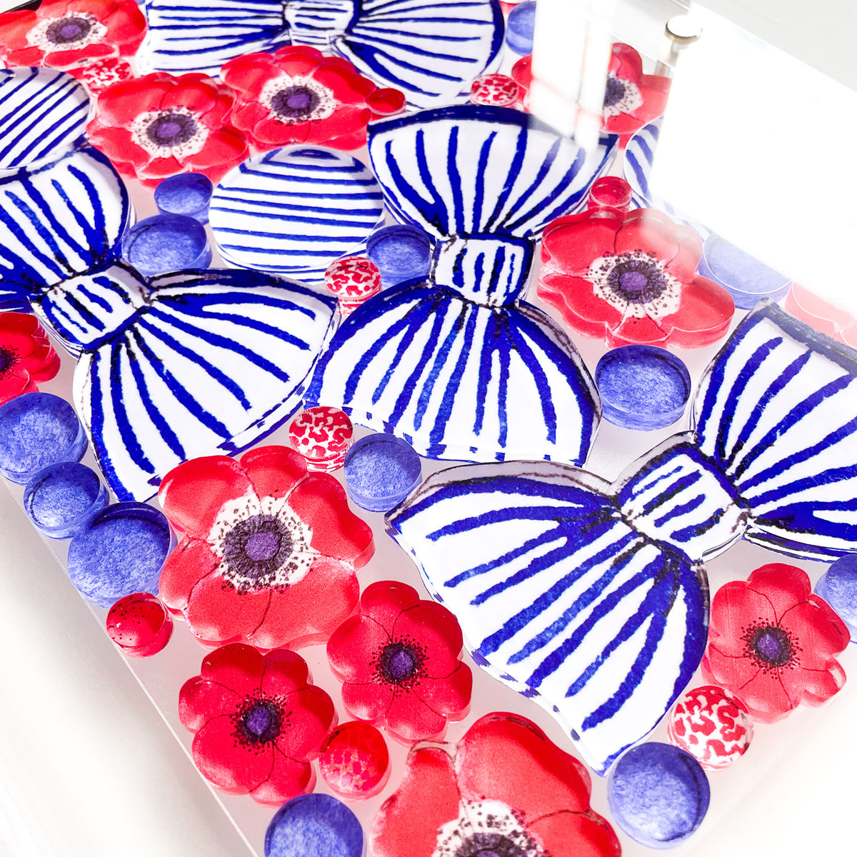 THE OBSESSION Acrylic Tray: MINI PATRIOTIC ANN