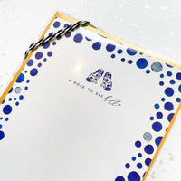 "TIMELESS WITH A TWIST" FANCY STATIONERY SET
