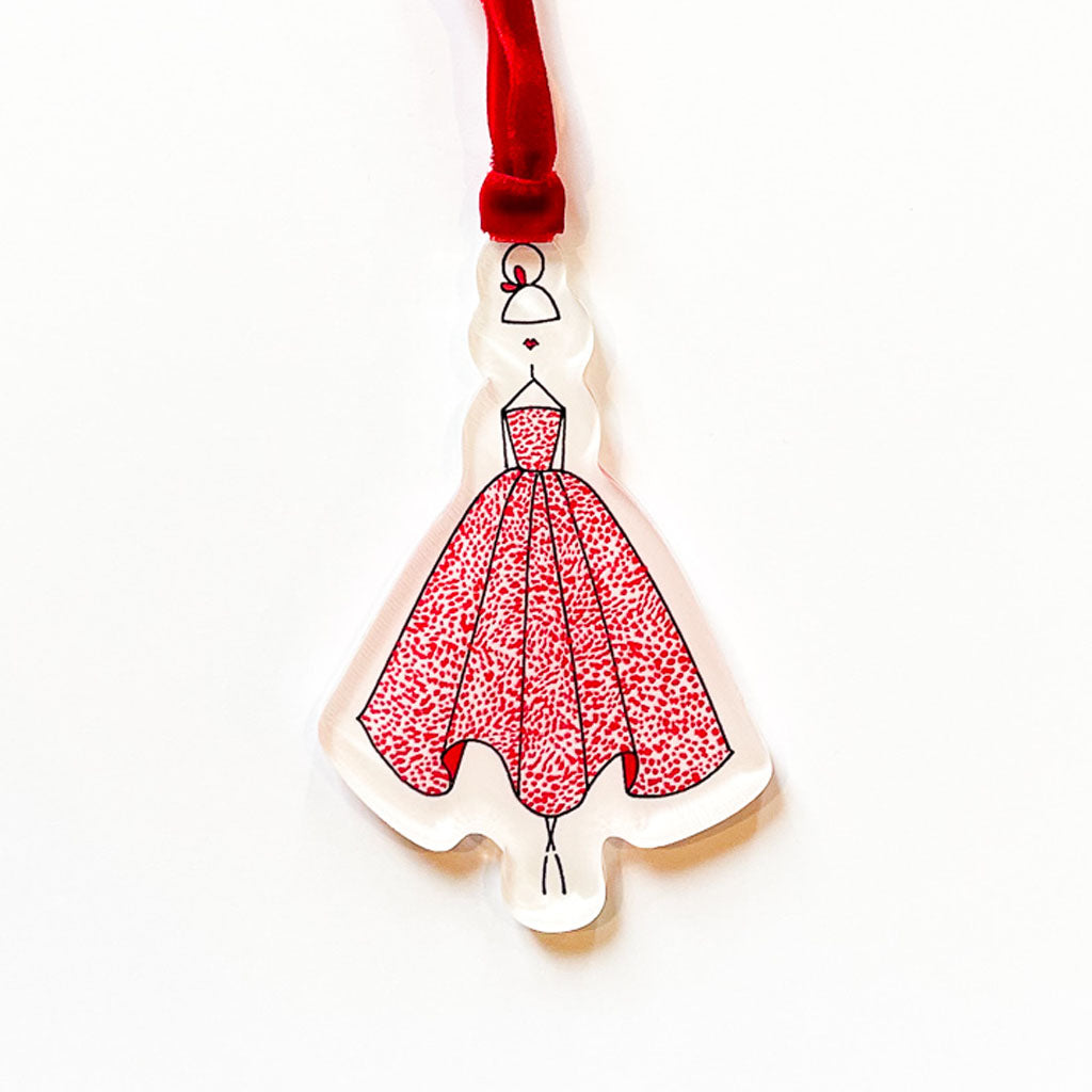 "THE RED DRESS" Acrylic Ornament