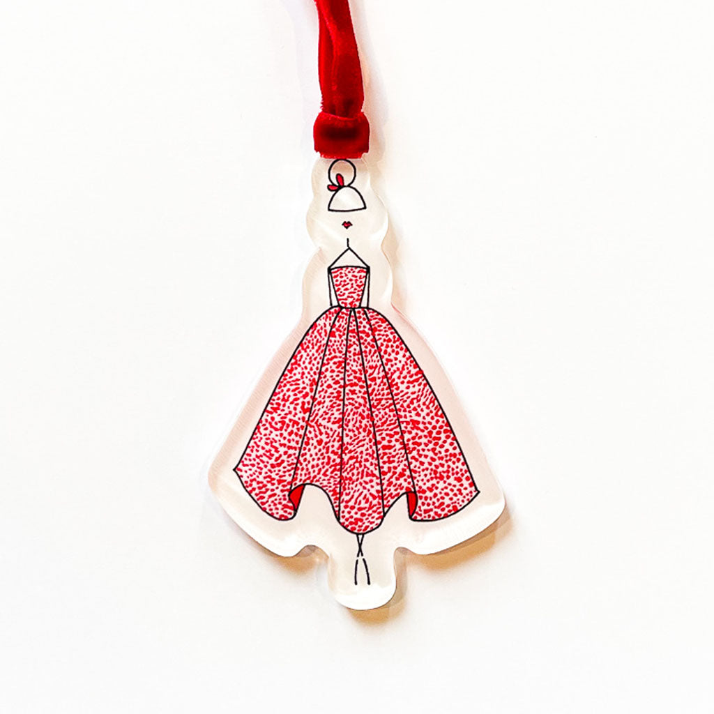 IMPERFECT "THE RED DRESS" Acrylic Ornament