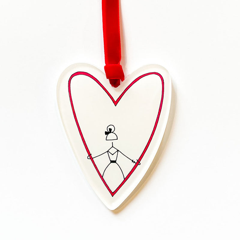 "MY HEART" Acrylic Ornament