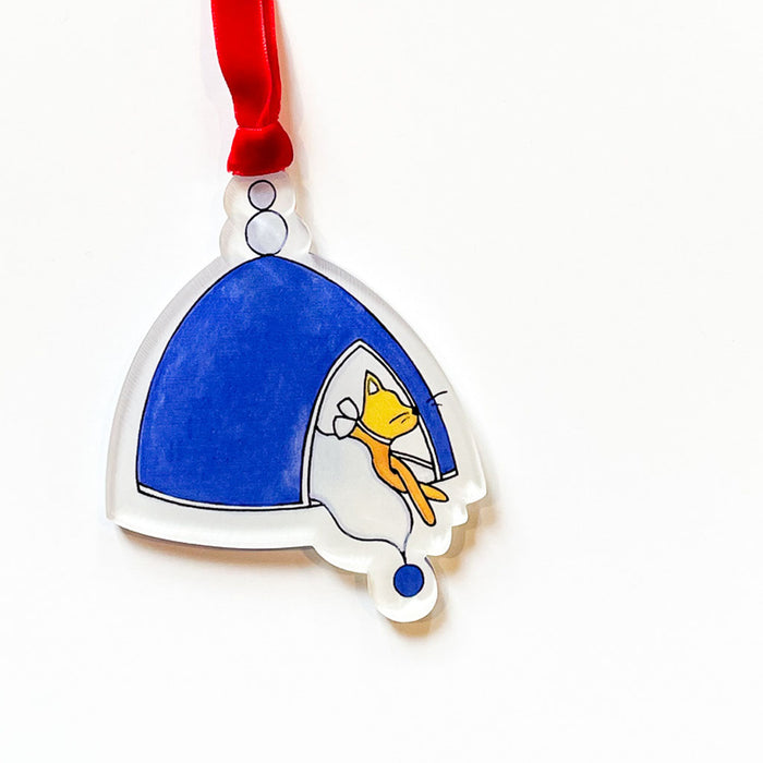 "YELLOW CAT" Acrylic Ornament