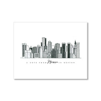 "BOSTON" Skyline