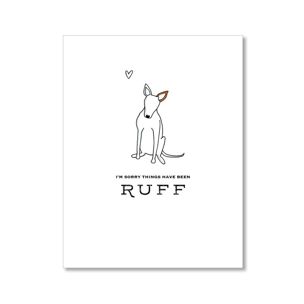 "RUFF" SYMPATHY CARD
