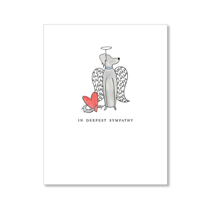 "ANGEL WINGS: KITTEN" SYMPATHY CARD