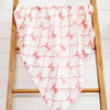 BITTY BOWS SWADDLE BLANKET