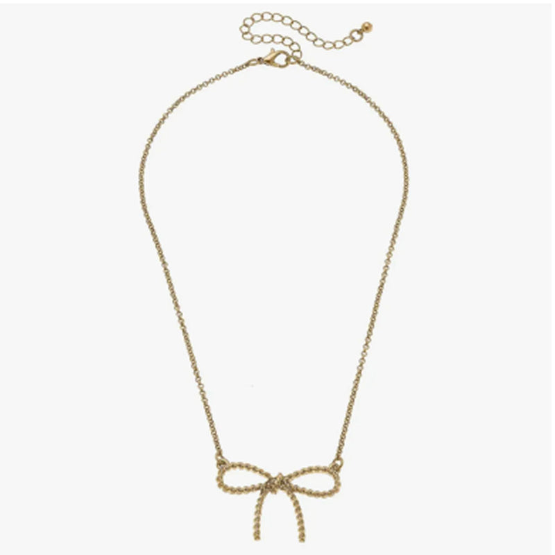 TIED WITH A BOW NECKLACE