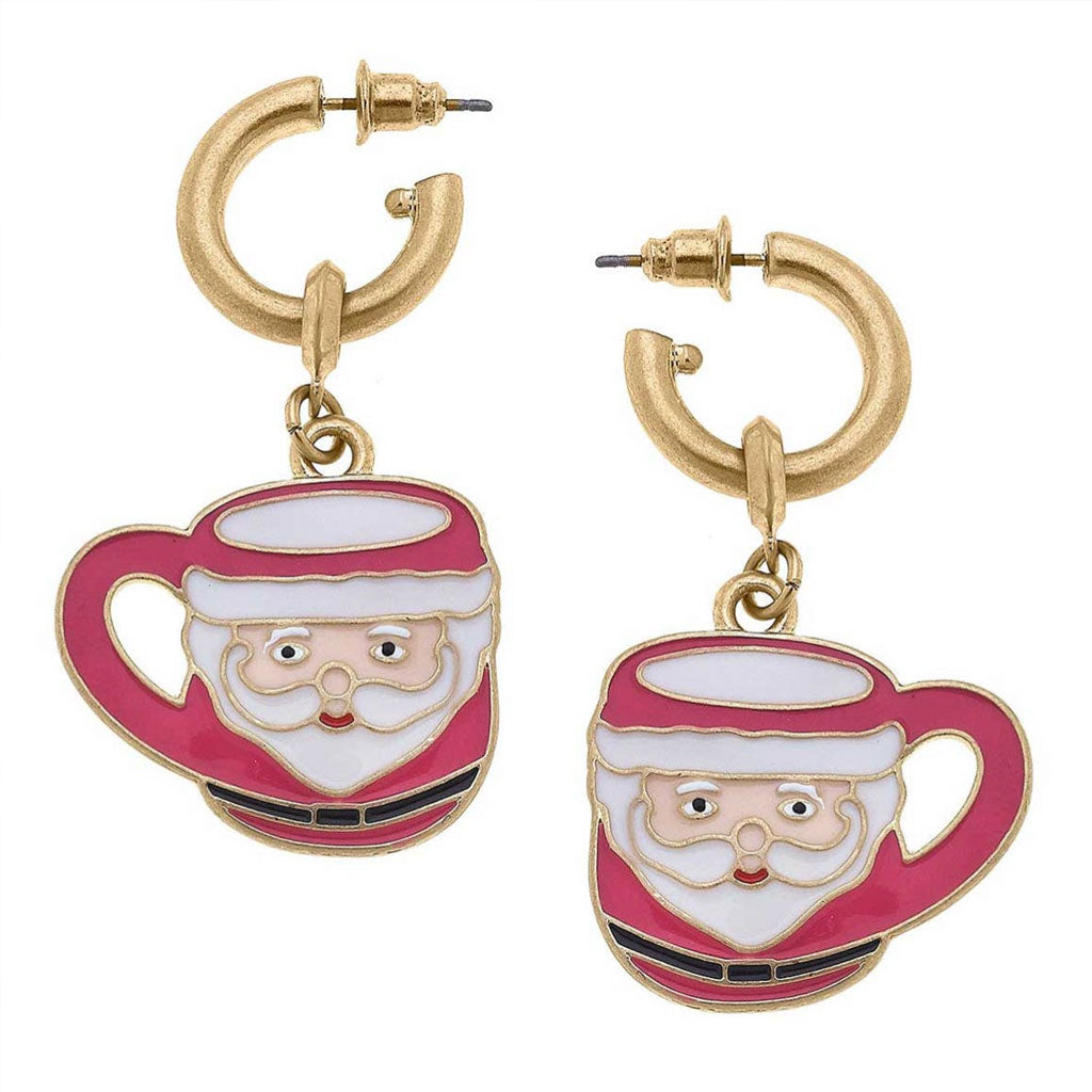 SANTA MUG EARRINGS