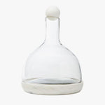 MARBLE BASE DECANTER