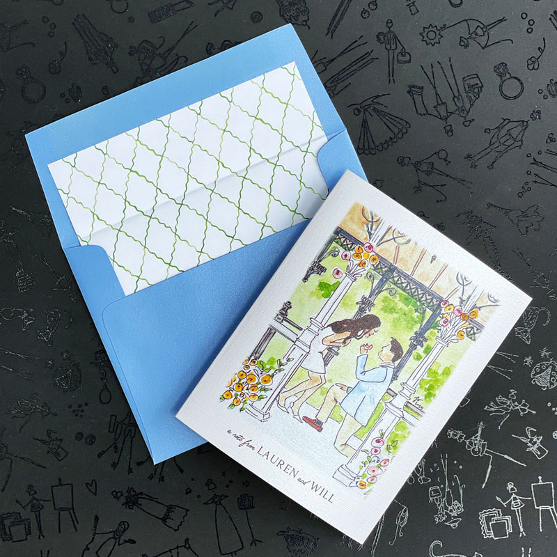 CUSTOM ENGAGEMENT STATIONERY