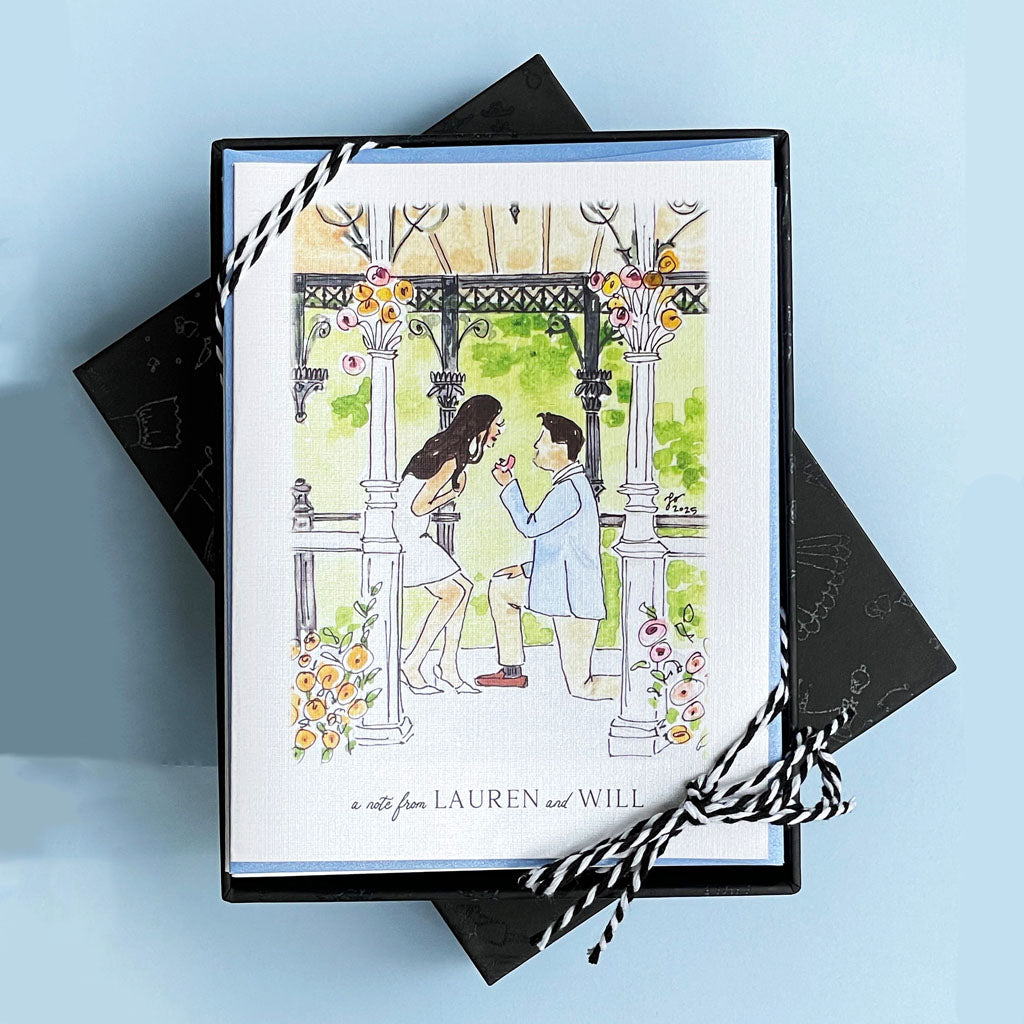 CUSTOM ENGAGEMENT STATIONERY