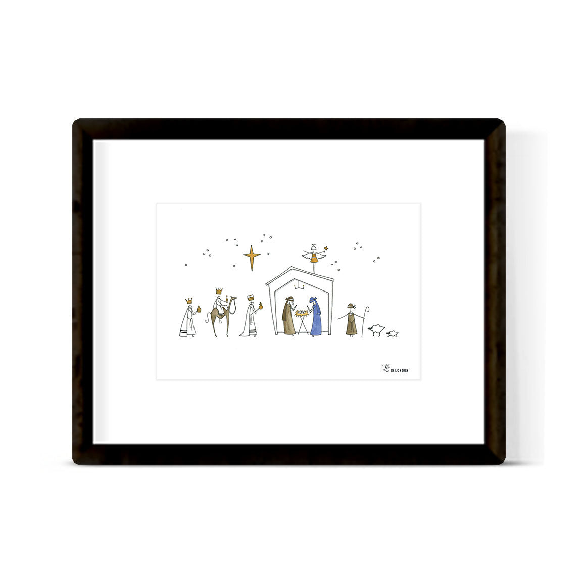 "THE NATIVITY" ART PRINT