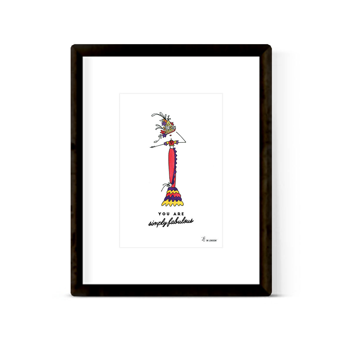 "SIMPLY FABULOUS" ART PRINT