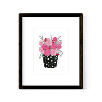 "FABULOUS FLORAL: 3" ART PRINT