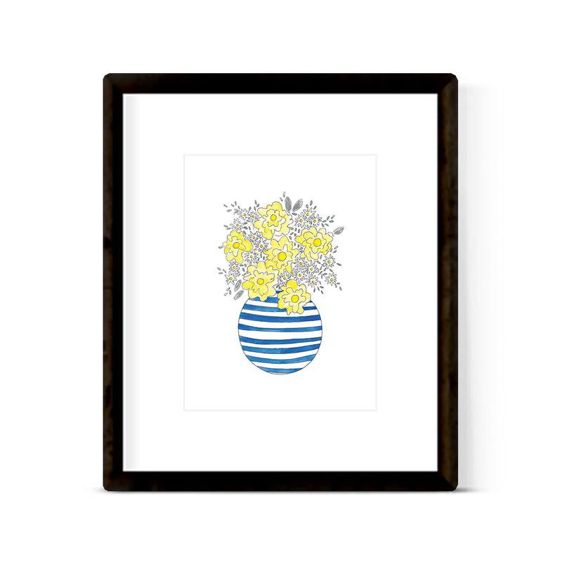 "FABULOUS FLORAL: 4" ART PRINT