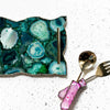 AGATE SERVING TRAY WITH HANDLES