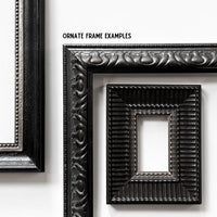 VINTAGE BLACK FRAMING