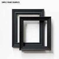 VINTAGE BLACK FRAMING