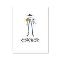 "COWBOY" BIRTHDAY CARD