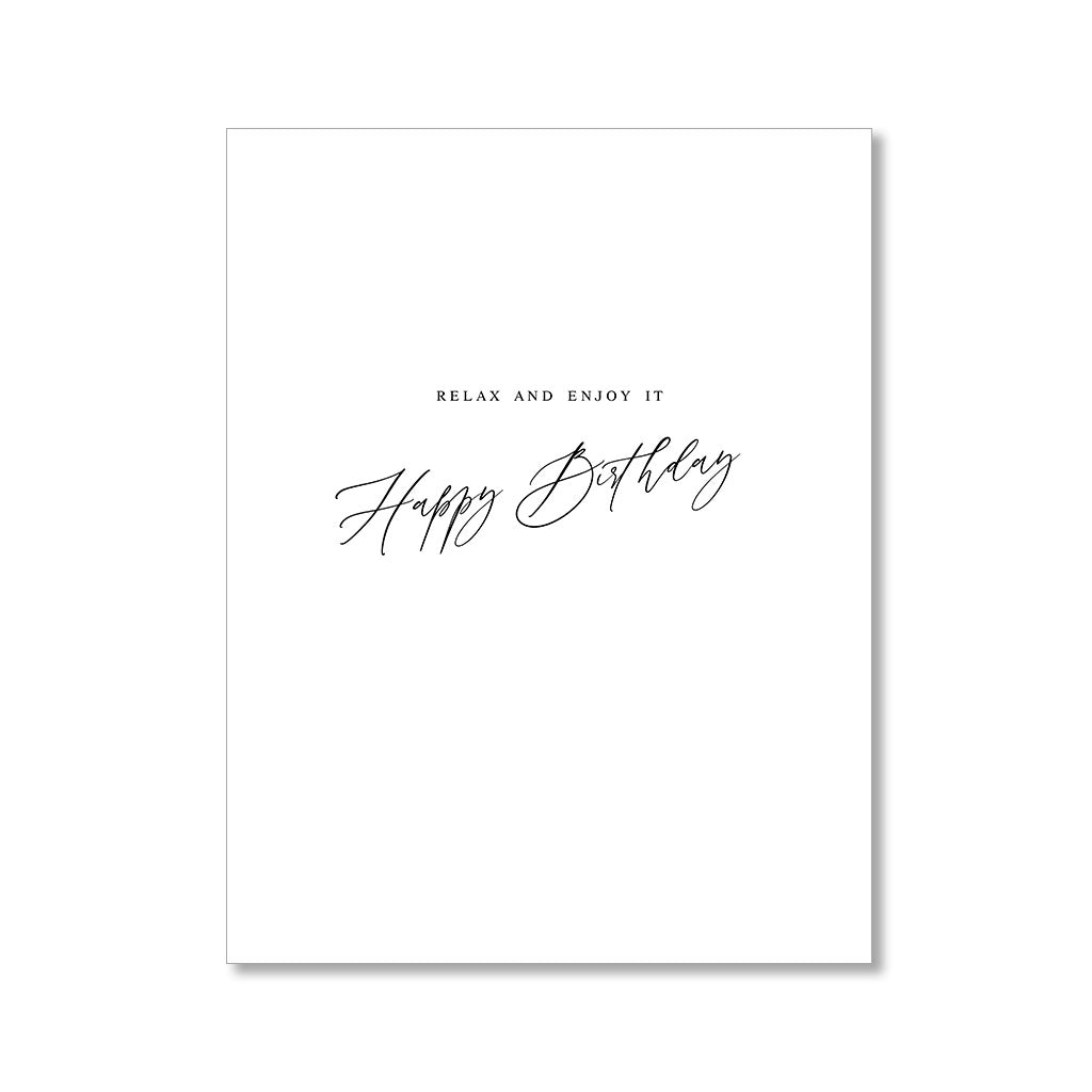 "BUBBLE BATH" BIRTHDAY CARD