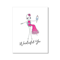 "WONDERFUL YOU" BIRTHDAY CARD
