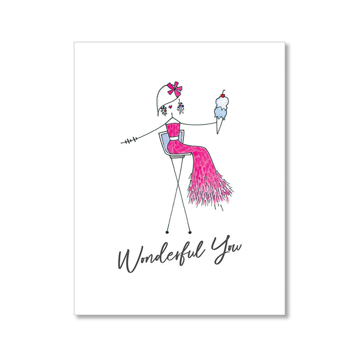 "WONDERFUL YOU" BIRTHDAY CARD