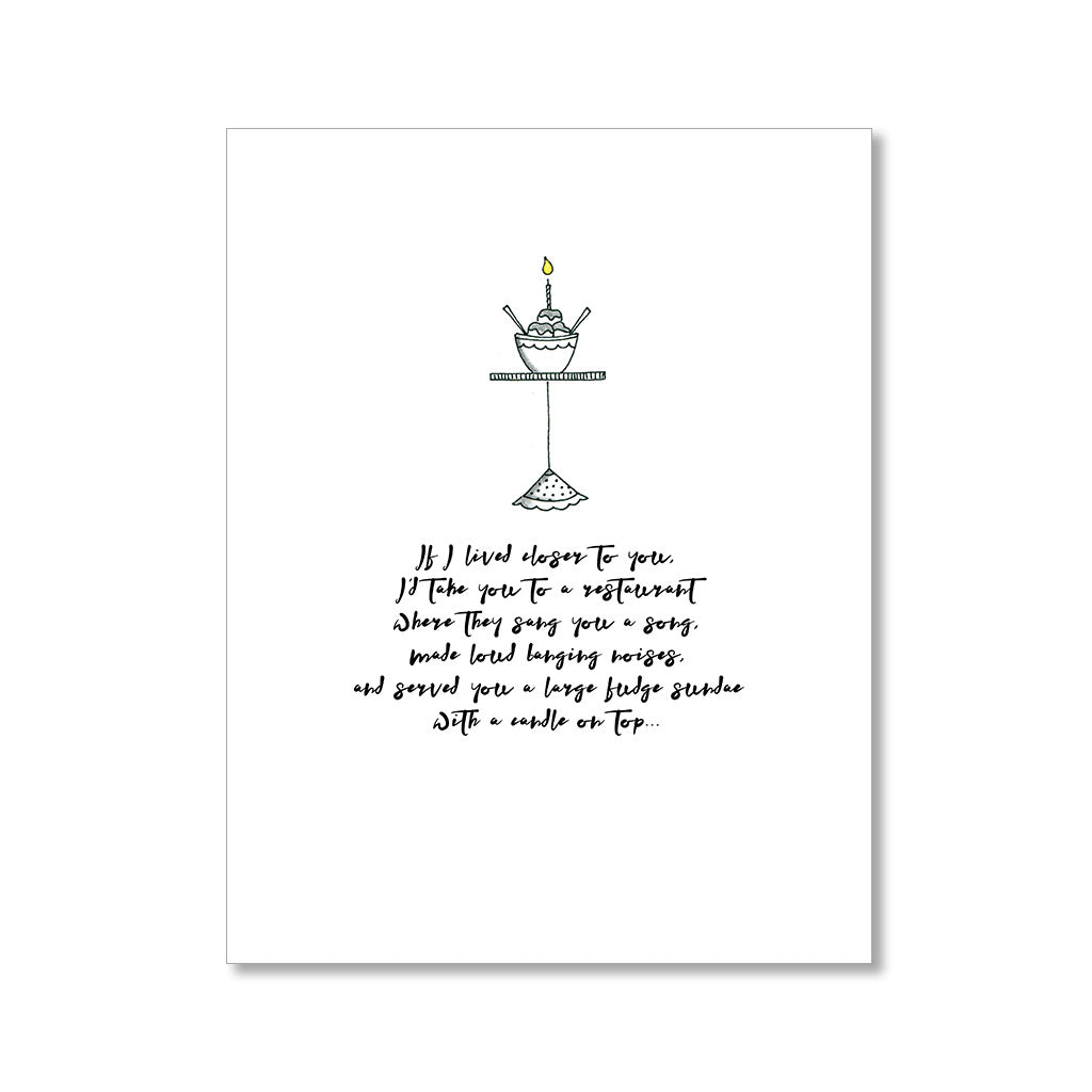 "FARAWAY FRIEND" BIRTHDAY CARD