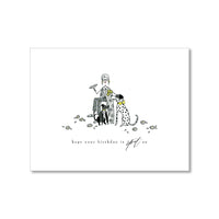 LO in LONDON PET BIRTHDAY CARDS