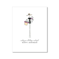 LO in LONDON STYLE BIRTHDAY CARDS