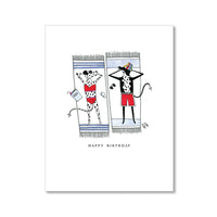 LO in LONDON BEACH THEMED CARDS