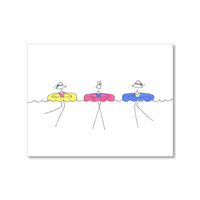 "FLOATING" BLANK CARD