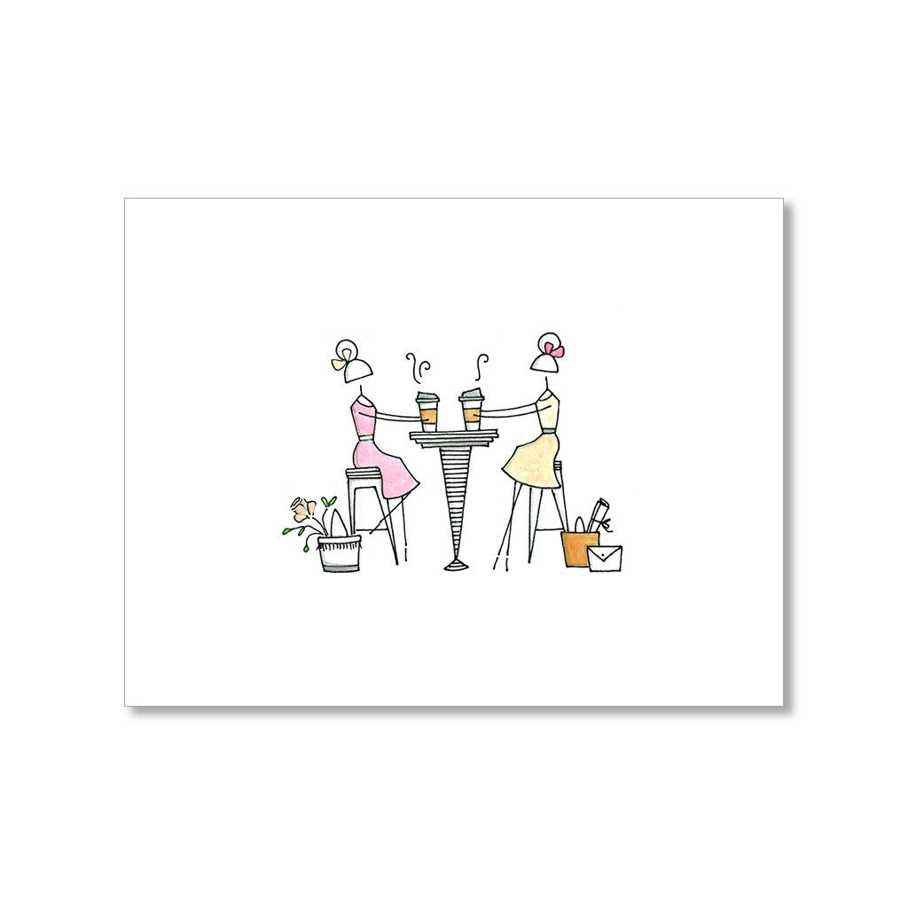 "COFFEE DATE" BLANK CARD