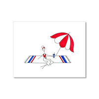 "BEACH DAY" BLANK CARD