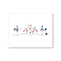 "IN THE SNOW" BLANK CARD