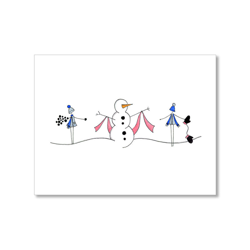 "IN THE SNOW" BLANK CARD