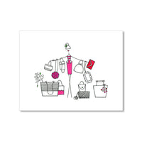 LO in LONDON STYLE BLANK CARDS