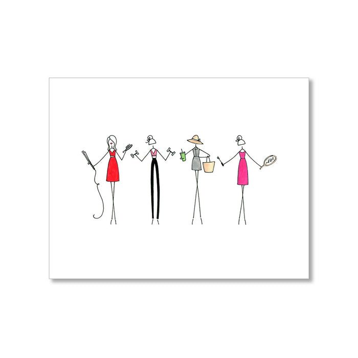 "A LADY'S LIFE" BLANK CARD