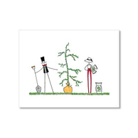 "PLANTING" BLANK CARD