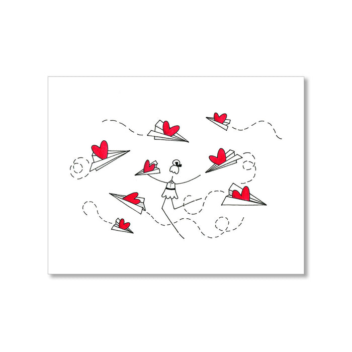 LO in LONDON KIDDO BLANK CARDS