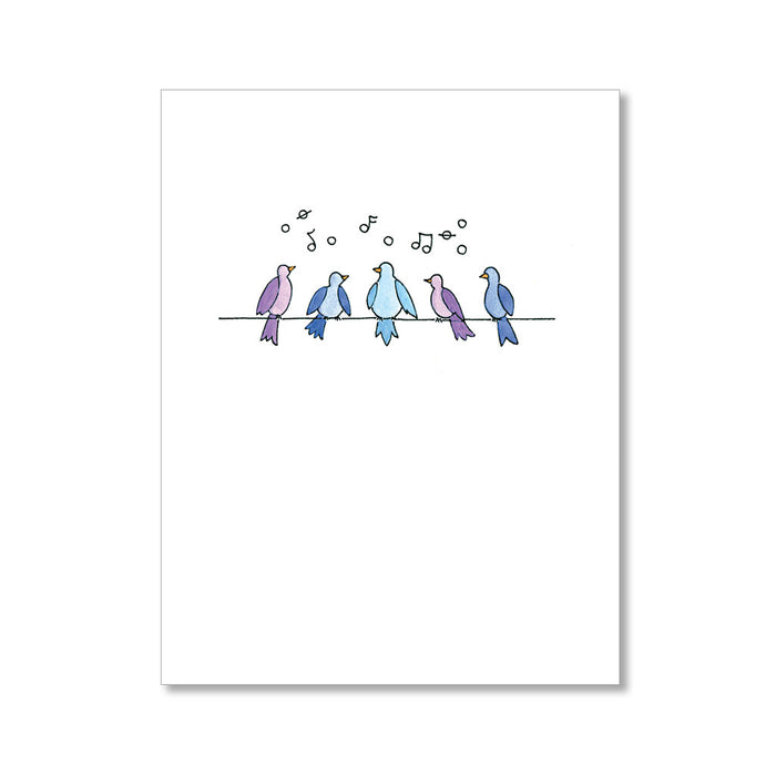 "SONGBIRDS" BLANK CARD