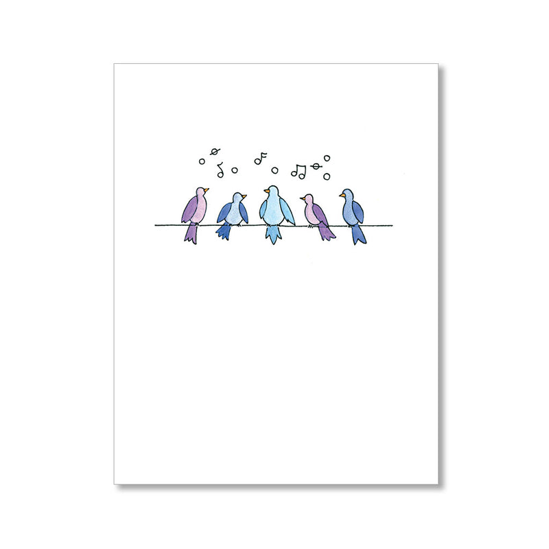 "SONGBIRDS" BLANK CARD